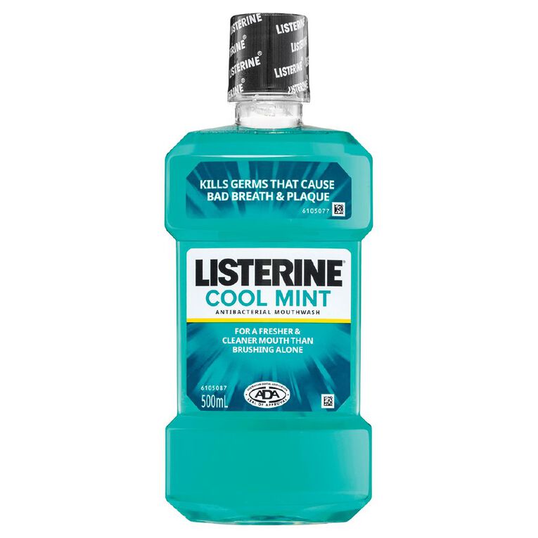 Listerine Cool Mint Mouthwash 500ml, , hi-res
