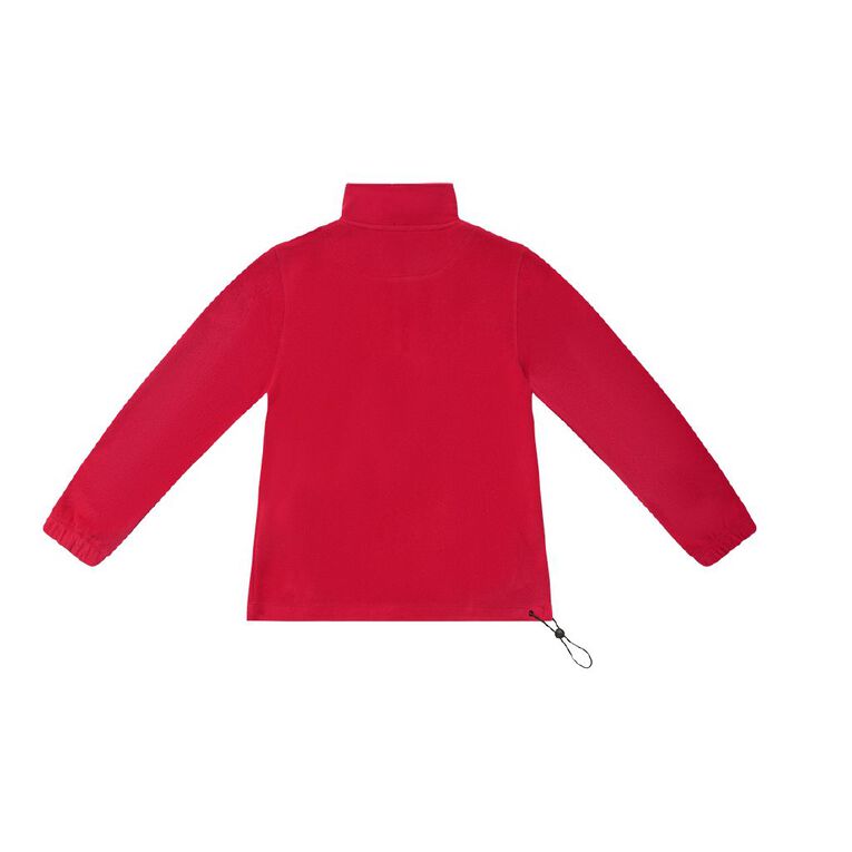 Schooltex Kids' Polar Fleece Top, Red Mid, hi-res