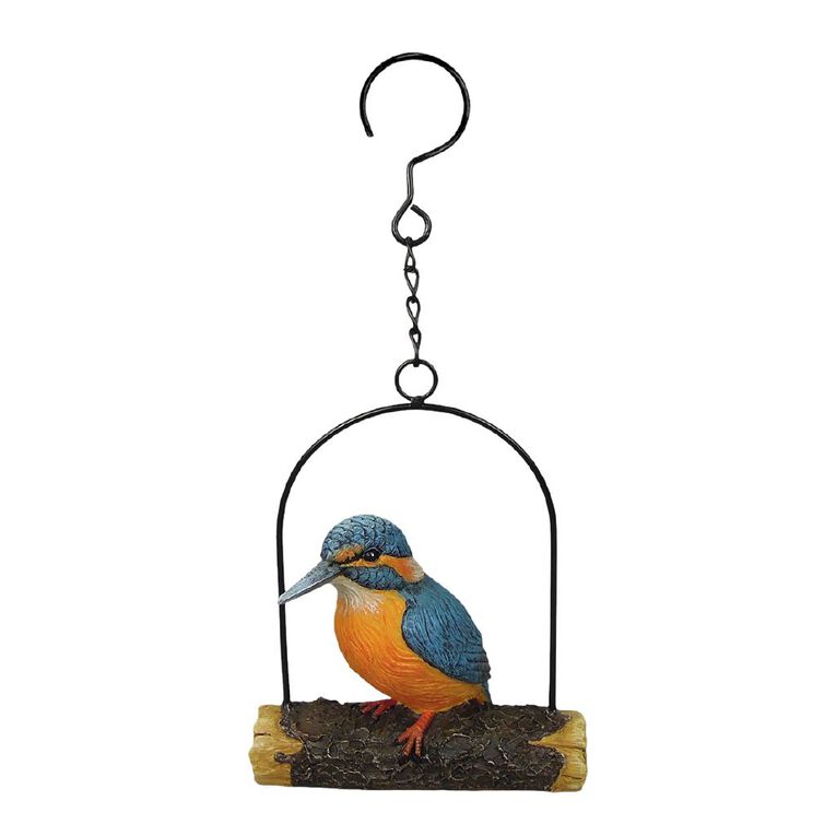 Kiwi Garden Hanging Kingfisher 13 x 8 x 17cm, , hi-res
