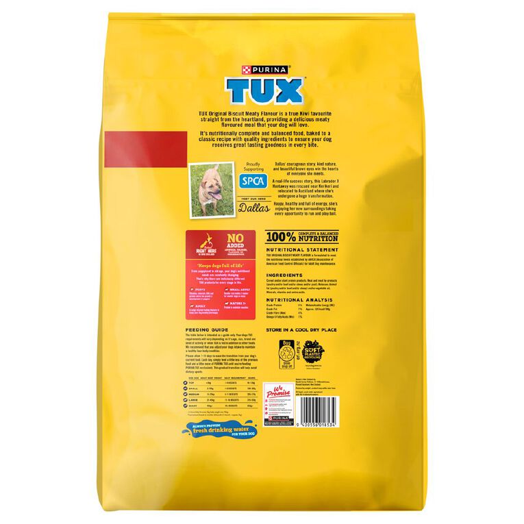 TUX Adult Original Biscuit Meaty Dry Dog Food 18kg, , hi-res