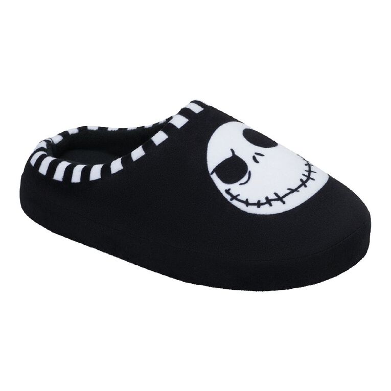 Nightmare Before Christmas Senior Kids' Slippers, Black, hi-res