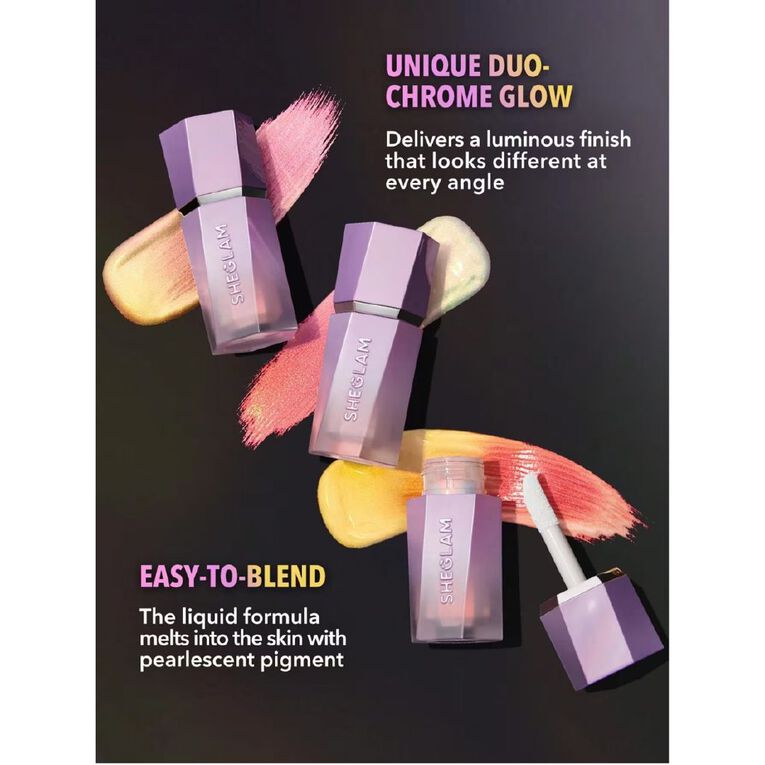 Sheglam Chroma Glow Bloom Liquid Highlighter Flying comet 5.2ml, , hi-res
