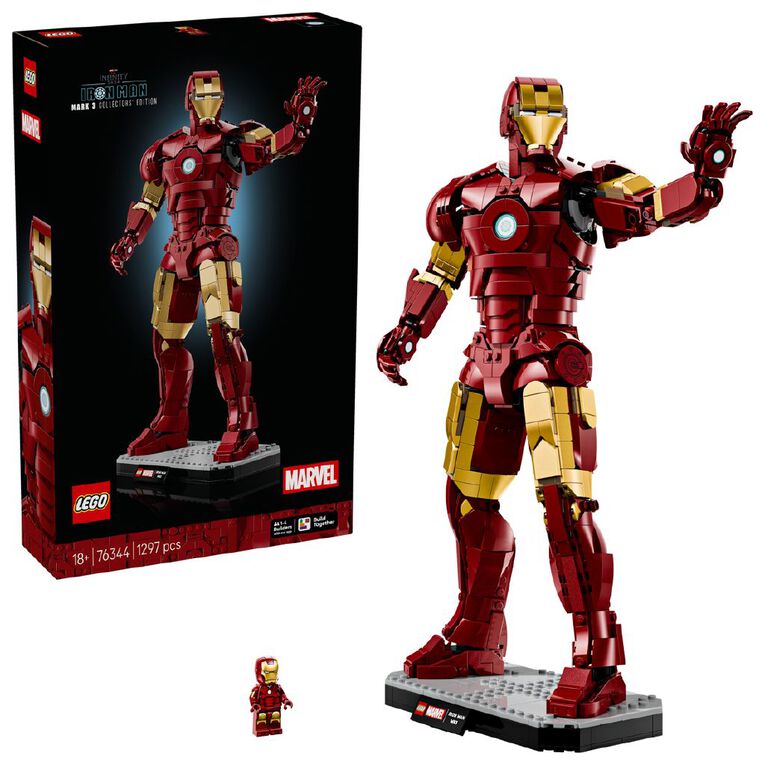 LEGO Marvel Super Heroes Iron Man Mark 3 Collectors Edition 76344, , hi-res