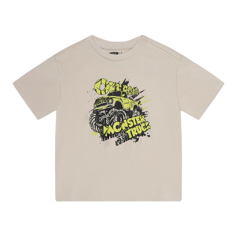 Young Original Short Sleeve Relaxed Print Tee, Brown Light, hi-res
