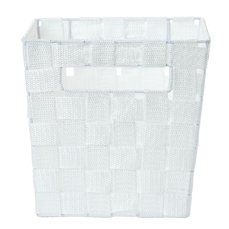 Living & Co Woven Basket White Small White | The Warehouse