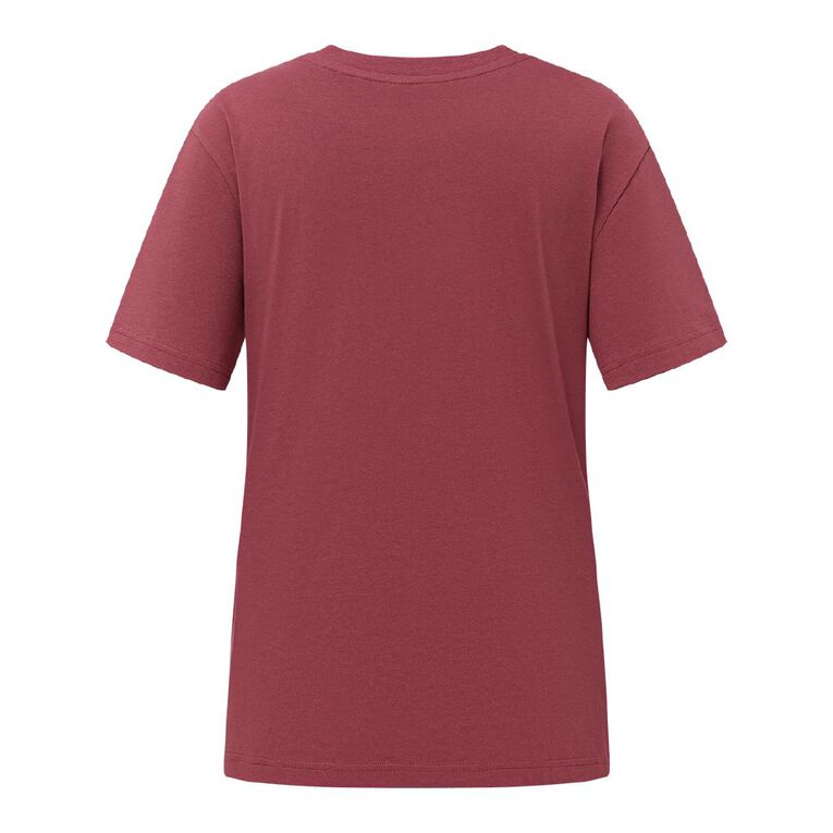 H&H Maternity Women's Mothers Day Graphic Tee, Red Dark, hi-res