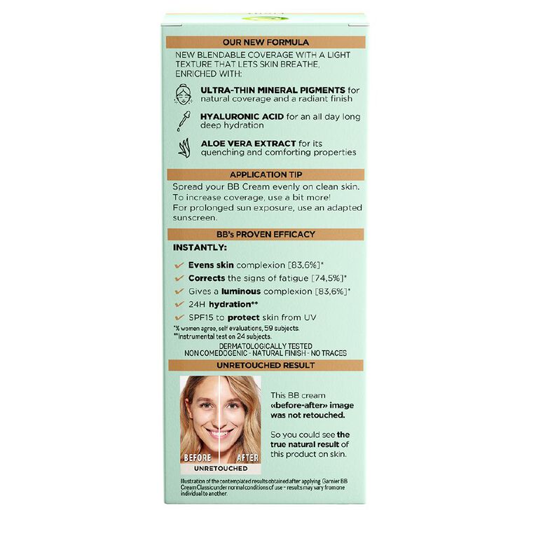 Garnier Bb Cream Light Beige 50ml, , hi-res