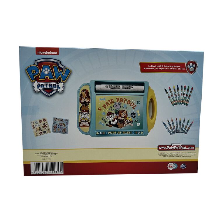 Paw Patrol Art Desk Activity Set