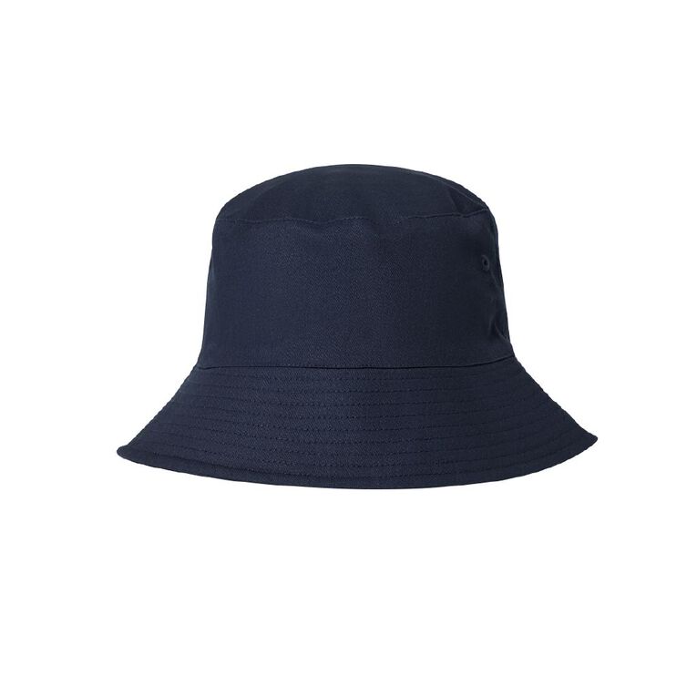 H&H Adults' Plain Bucket Hat, Navy, hi-res