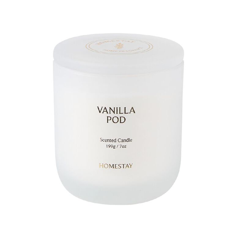 Living & Co Homestay Vanilla Pod Candle 7oz, , hi-res