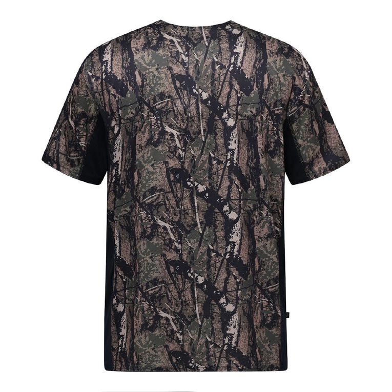Back Country Adults' Spliced Short Sleeve Tee, Brown, hi-res