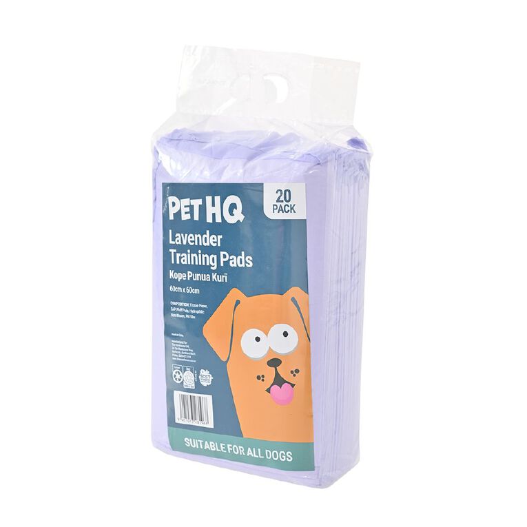 Pet HQ Lavender Training Pads 20 Pack, , hi-res