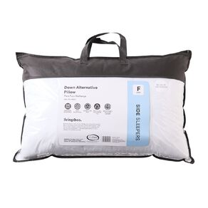 Living & Co Pillow Down Alternative Firm White