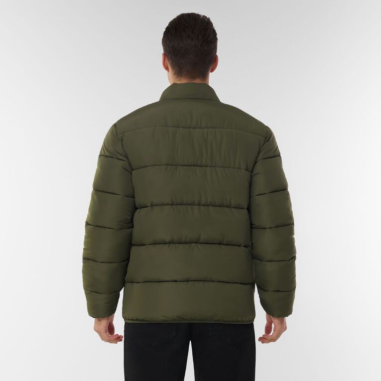 H&H Men's Puffer Jacket, Green Dark, hi-res