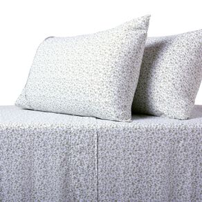 Living & Co 100% Washed Cotton Sheet Set Green
