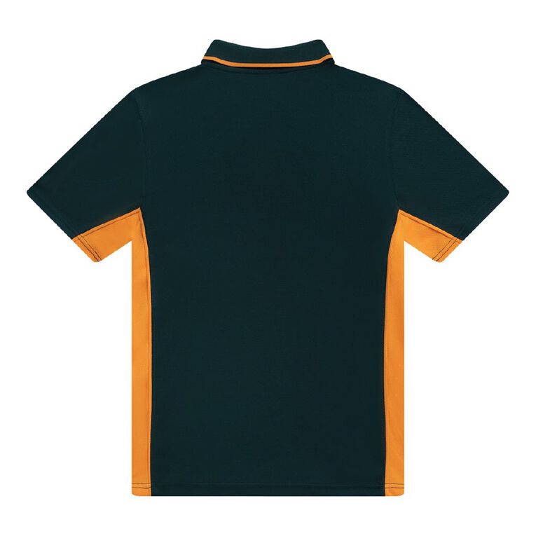 Schooltex Iqra Boys Polo With Embroidery, Bottle/Gold, hi-res