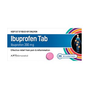 AFT Ibuprofen 200mg Tablets 20s