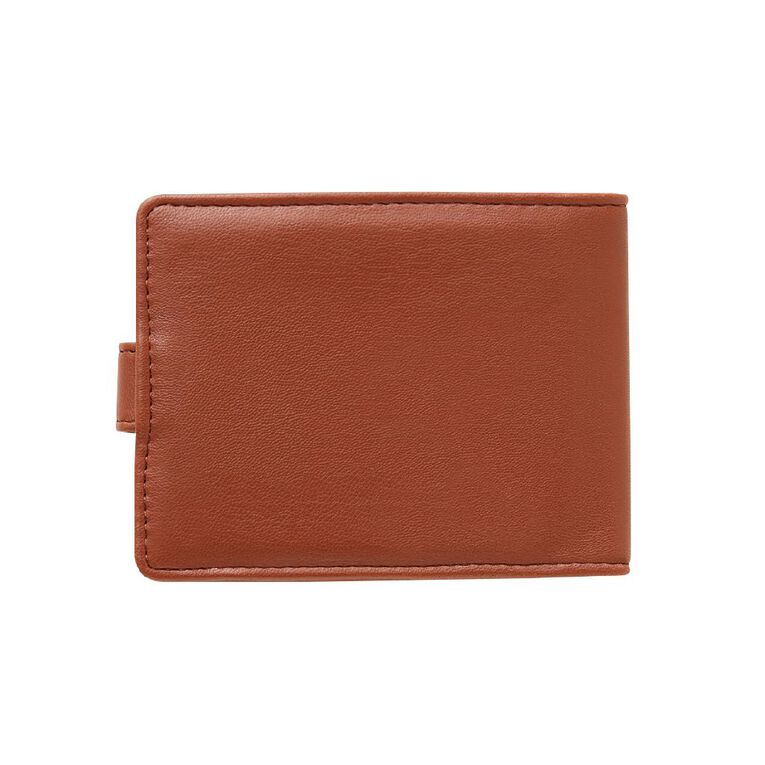 H&H Men's Classic Wallet, Brown Mid, hi-res