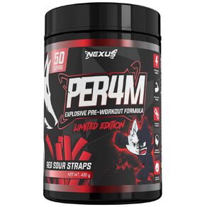 nexus per4m 50 serve red sour straps 50 serving