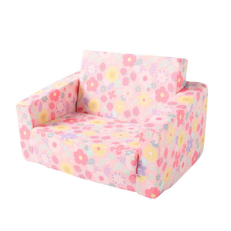 Living & Co Kids' Bloom Flip Out Sofa Multi-Coloured, , hi-res