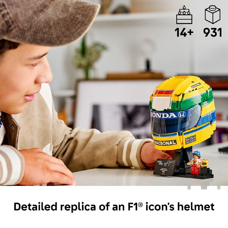 LEGO Editions Formula 1 Ayrton Senna Helmet 43024, , hi-res