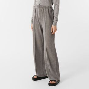 H&H Women's Wide Leg Brushed Pintuck Pants