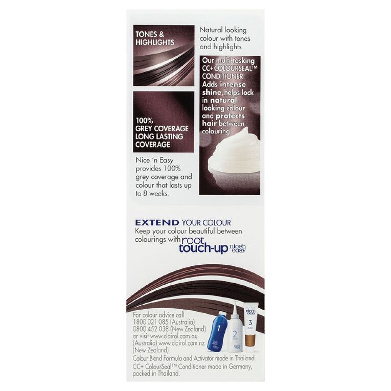 Clairol Nice N Easy Permanent Hair Colour Black 2, , hi-res