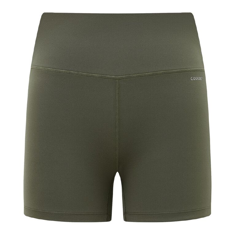 Active Intent Women's 4 Inch Bike Shorts, Green Mid, hi-res