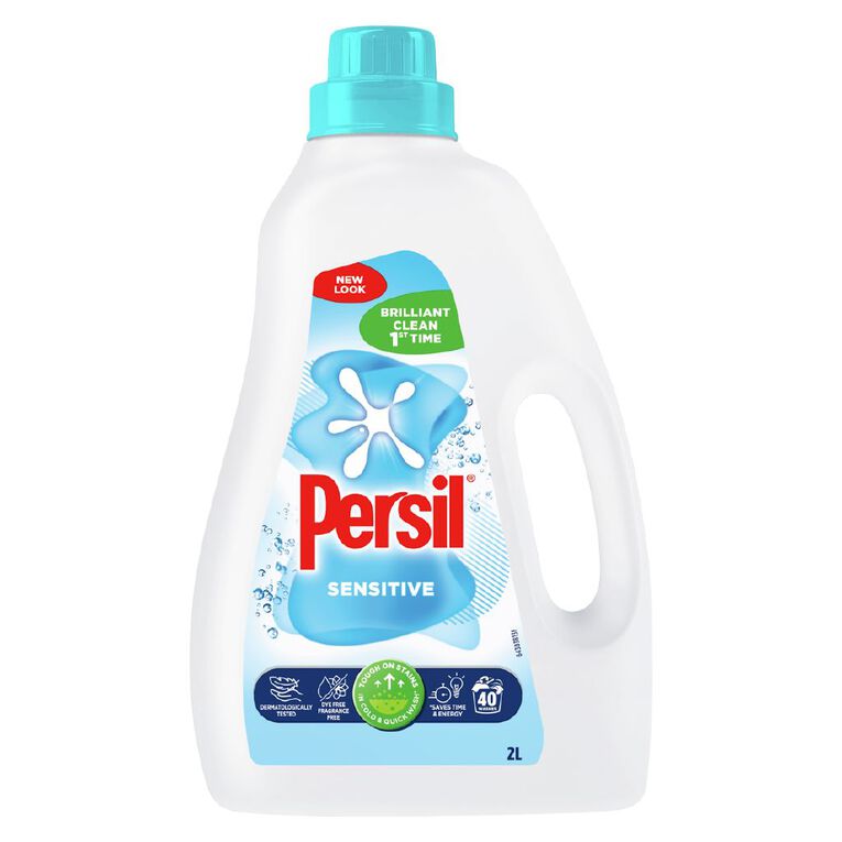 Persil Front & Top Loader Laundry Liquid Sensitive 2L, , hi-res