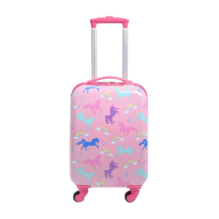Travelers Club 5 Piece Luggage Set Unicorn Pink, , hi-res