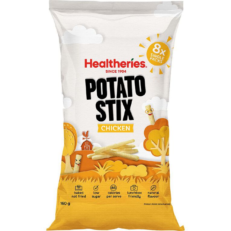 Healtheries Potato Stix Chicken 8 Pack, , hi-res