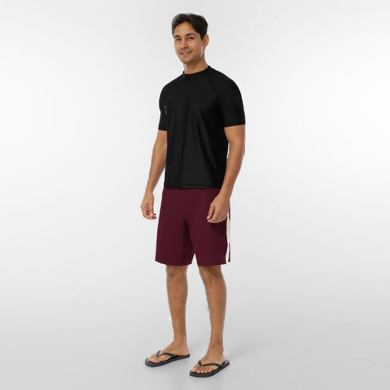 H&H Men's Stretch 9 Inch Boardshorts, Red Dark, hi-res