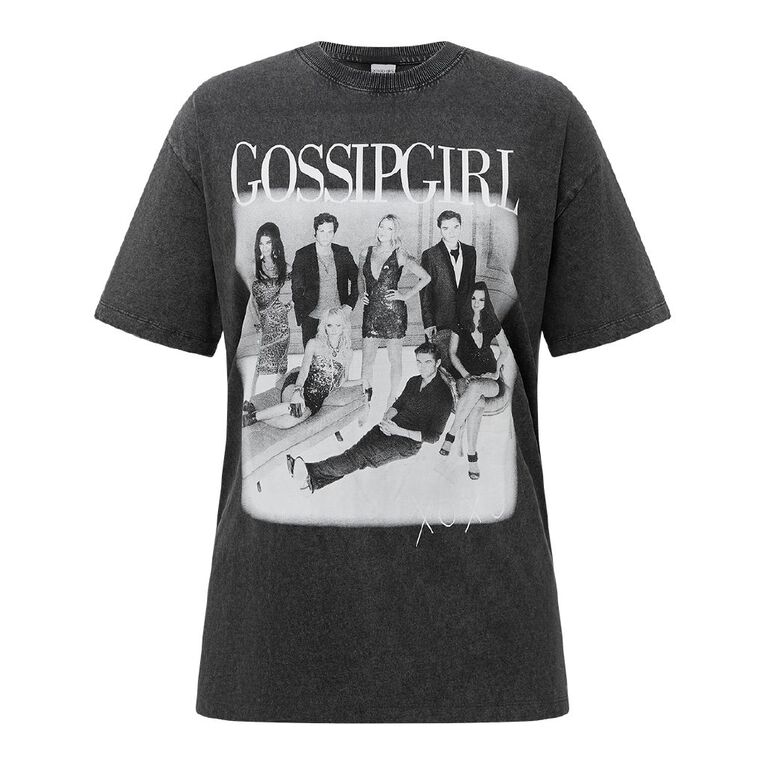 Gossip Girl Women's Tee, Black, hi-res