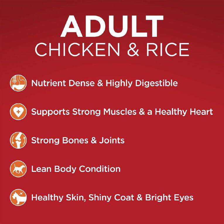 PURINA ONE Adult Chicken & Rice Dry Dog Food 6kg, , hi-res