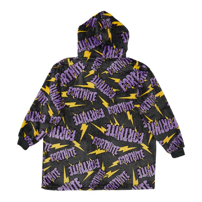 Fortnite Boys' Coral Fleece Hoodie, Blue Mid, hi-res