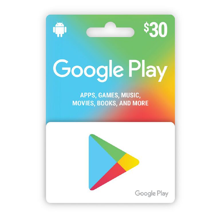 Google Gift Card $30 | The Warehouse