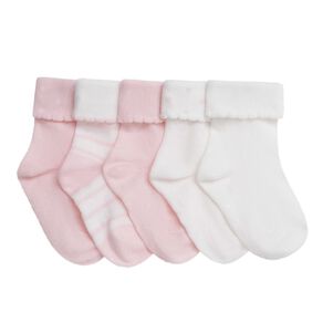 H&H Infants' Scallop Turn Top Socks 5 Pack
