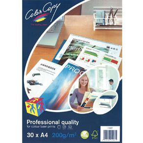 Color Copy Digital Laser Paper 200gsm White 30 Pack