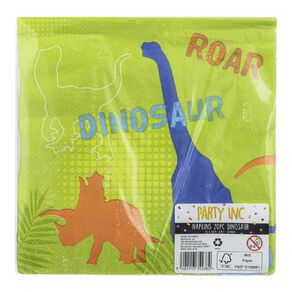 Party Inc Dinosaur Napkins 20 Pack