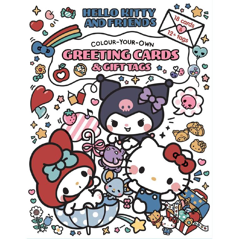 Hello Kitty And Friends: Colour Your Own Gift Cards & Gift Tags, , hi-res