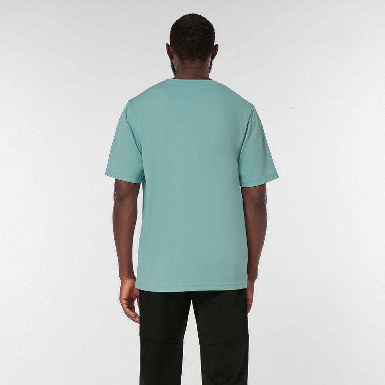Active Intent Men's Cooldry Tee, Blue Light, hi-res