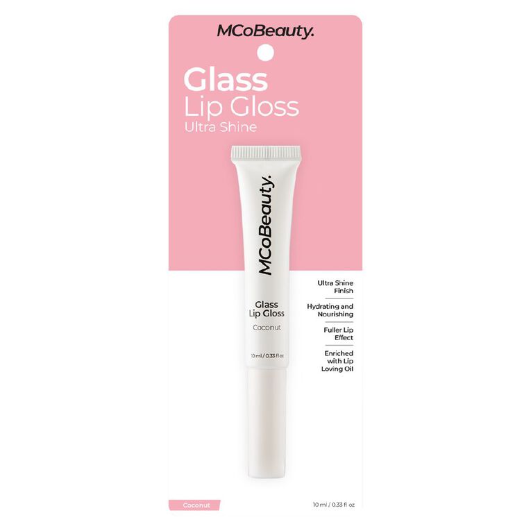 MCoBeauty Glass Lip Gloss Coconut, , hi-res