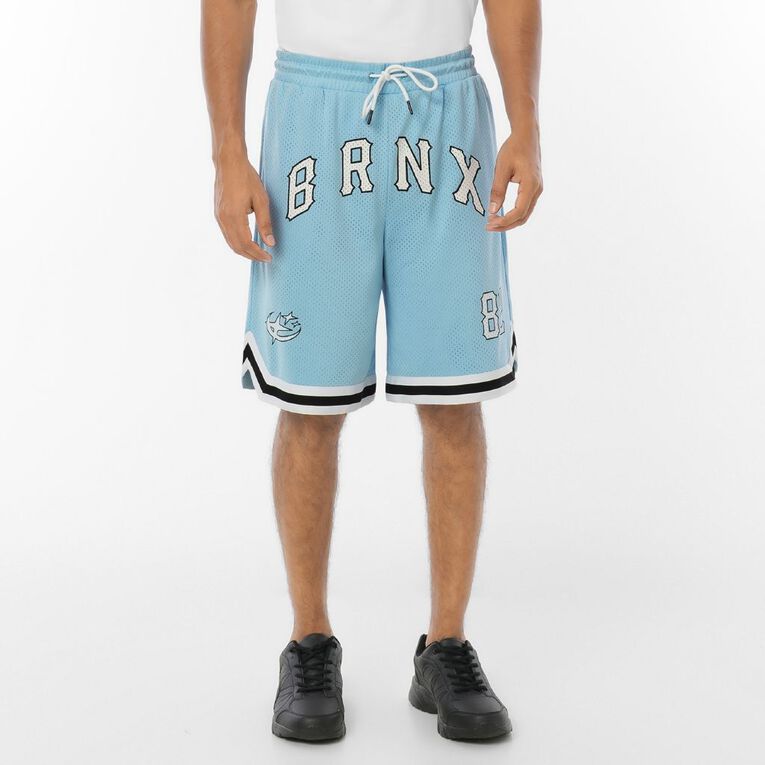 Garage Men's Basketball Shorts, Blue Light, hi-res
