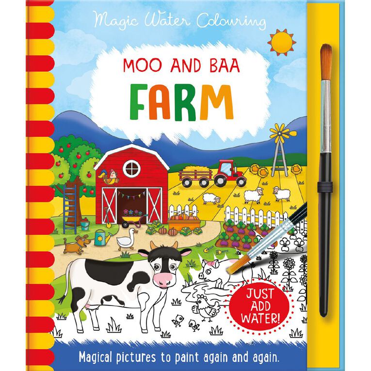 Magic Water Colour: Moo & Baa Farm, , hi-res
