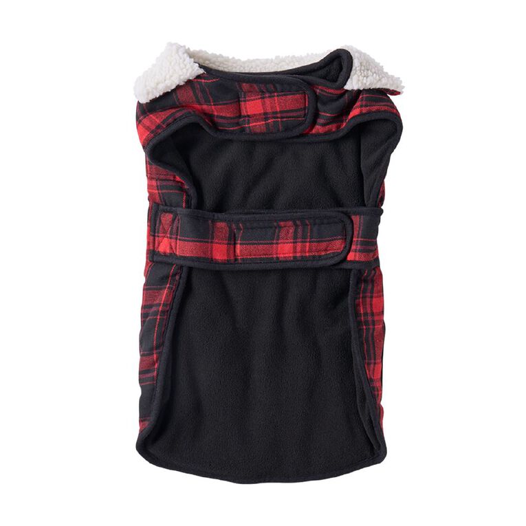 Petzone Check Jacket Red Large, , hi-res