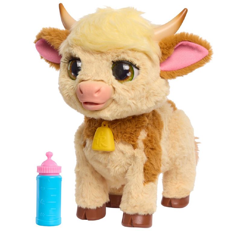 FurReal Maggie the Feed & Follow Cow, , hi-res