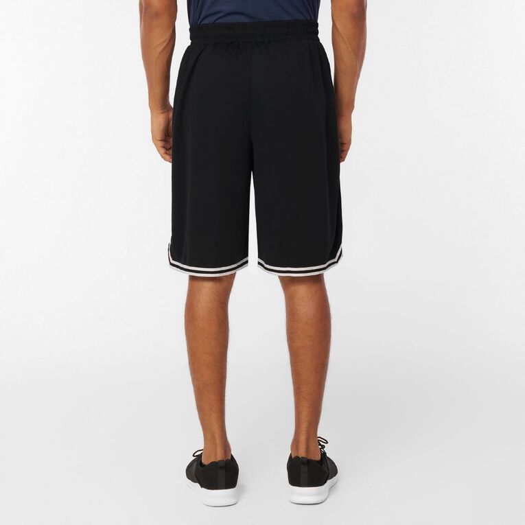 Active Intent Men's Supporter Basketball Shorts, Black FERN, hi-res