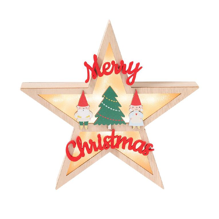 Wonderland Novelty LED Star Decoration, , hi-res