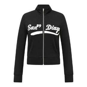 H&H Women's Ponte Funnel Neck Zip Thru