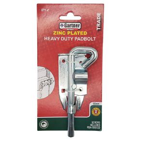 Gartner Home Padbolt Heavy Duty Zinc Plated